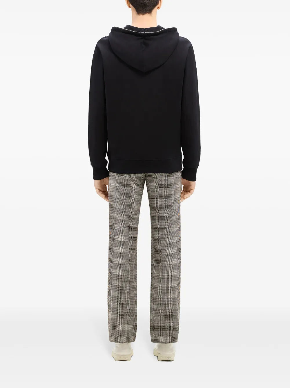 Sweatshirts Sweat à capuche zippé Courrèges Noir Homme