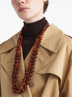 Casacos Casaco Trench Curto Prada Bege Femme