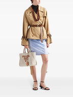 Casacos Casaco Trench Curto Prada Bege Femme