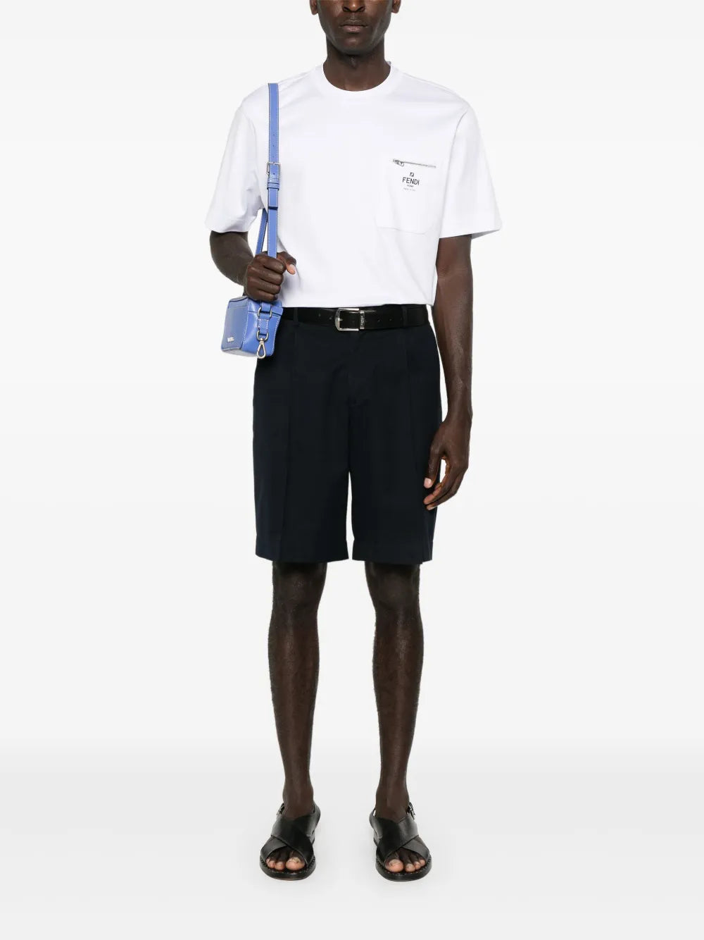 T-shirts T-shirt en coton Fendi Blanc Homme