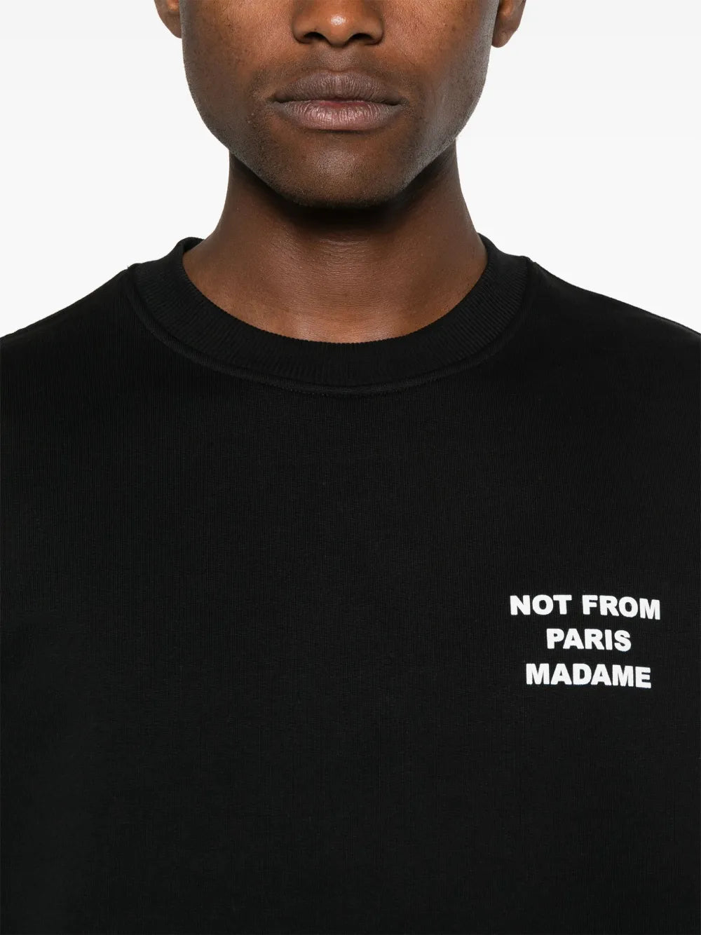 Sweatshirts Sweat Slogan Drole De Monsieur Noir Homme