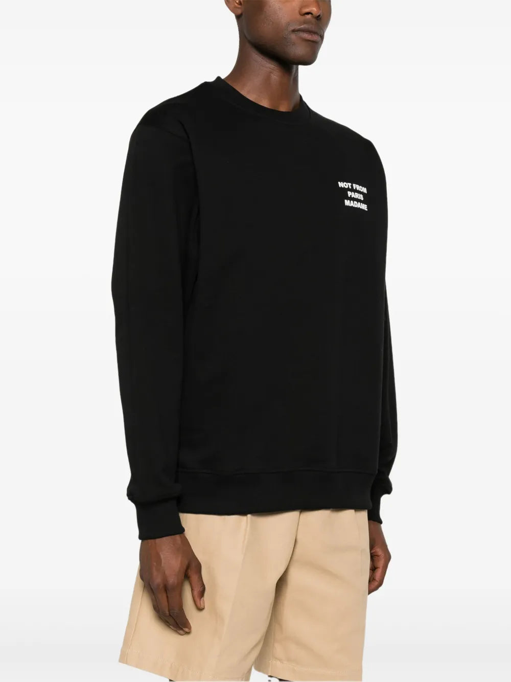 Sweatshirts Slogan Sweat Drole De Monsieur Schwarz Homme