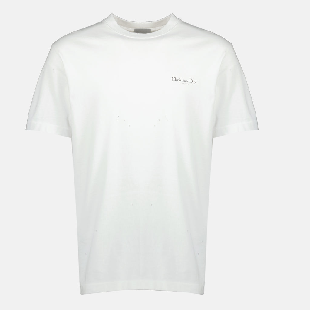 Bild des Herren-T-Shirts von Dior mit Maiglöckchen - Herbst-Winter 2025 - Vorderansicht