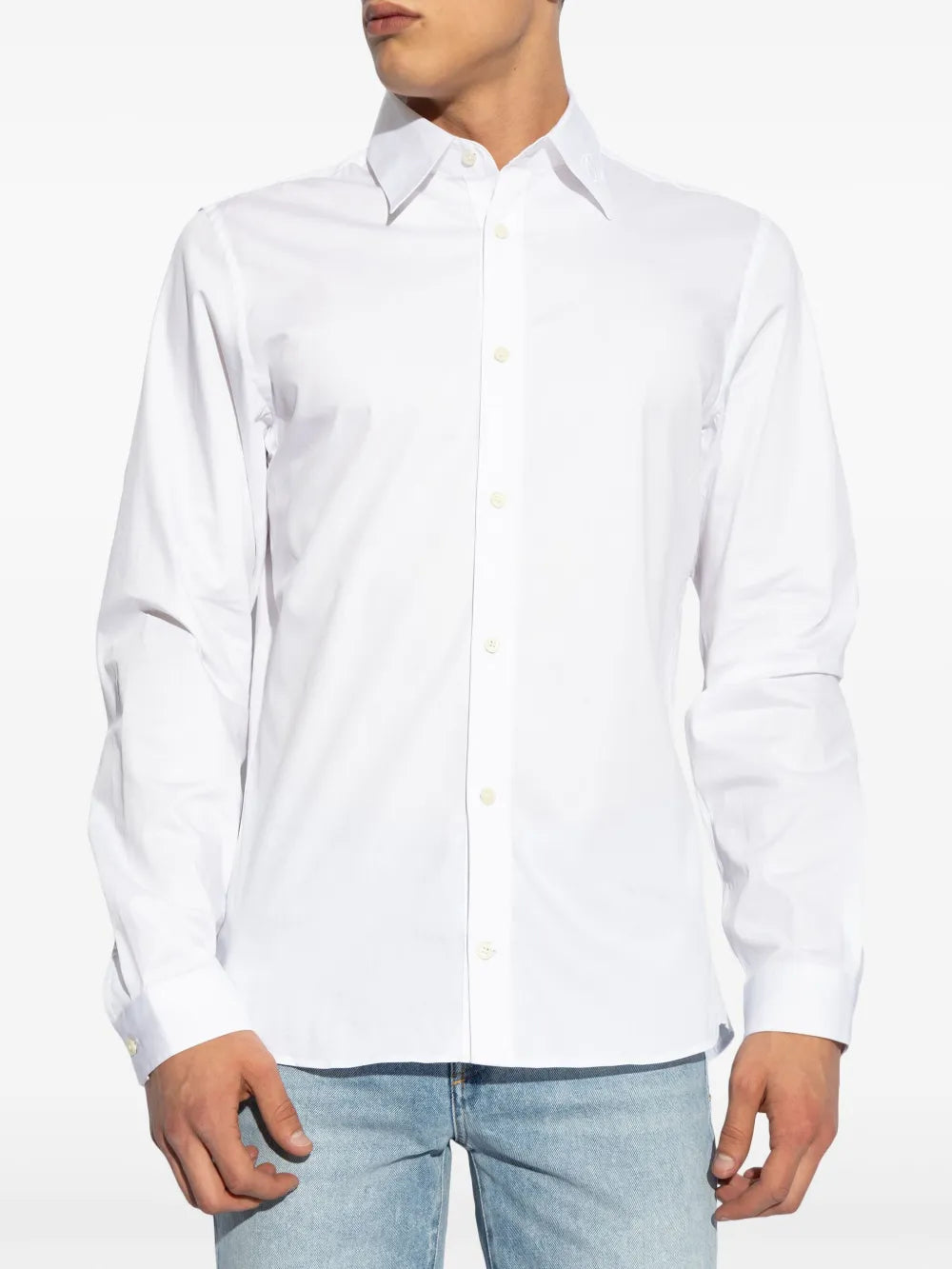 Chemises Chemise S-Fitty-A blanche Diesel Blanc Homme