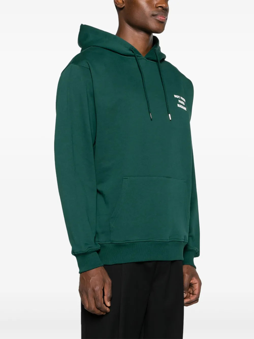 Sweatshirts Green Slogan Hoodie Drole De Monsieur Green Homme