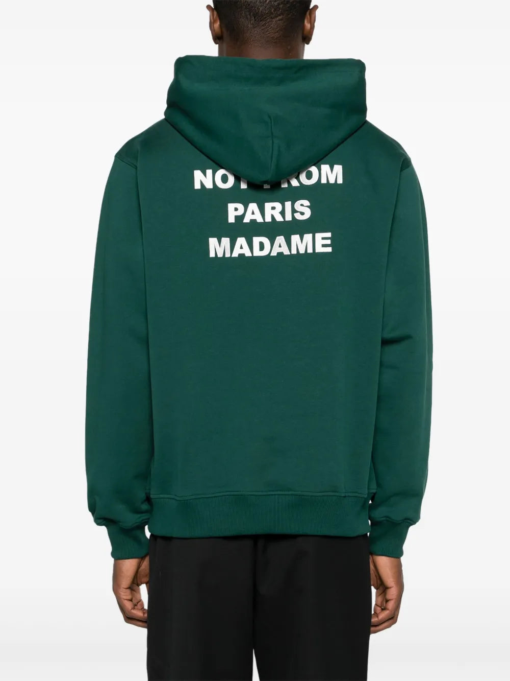 Sweatshirts Green Slogan Hoodie Drole De Monsieur Green Homme