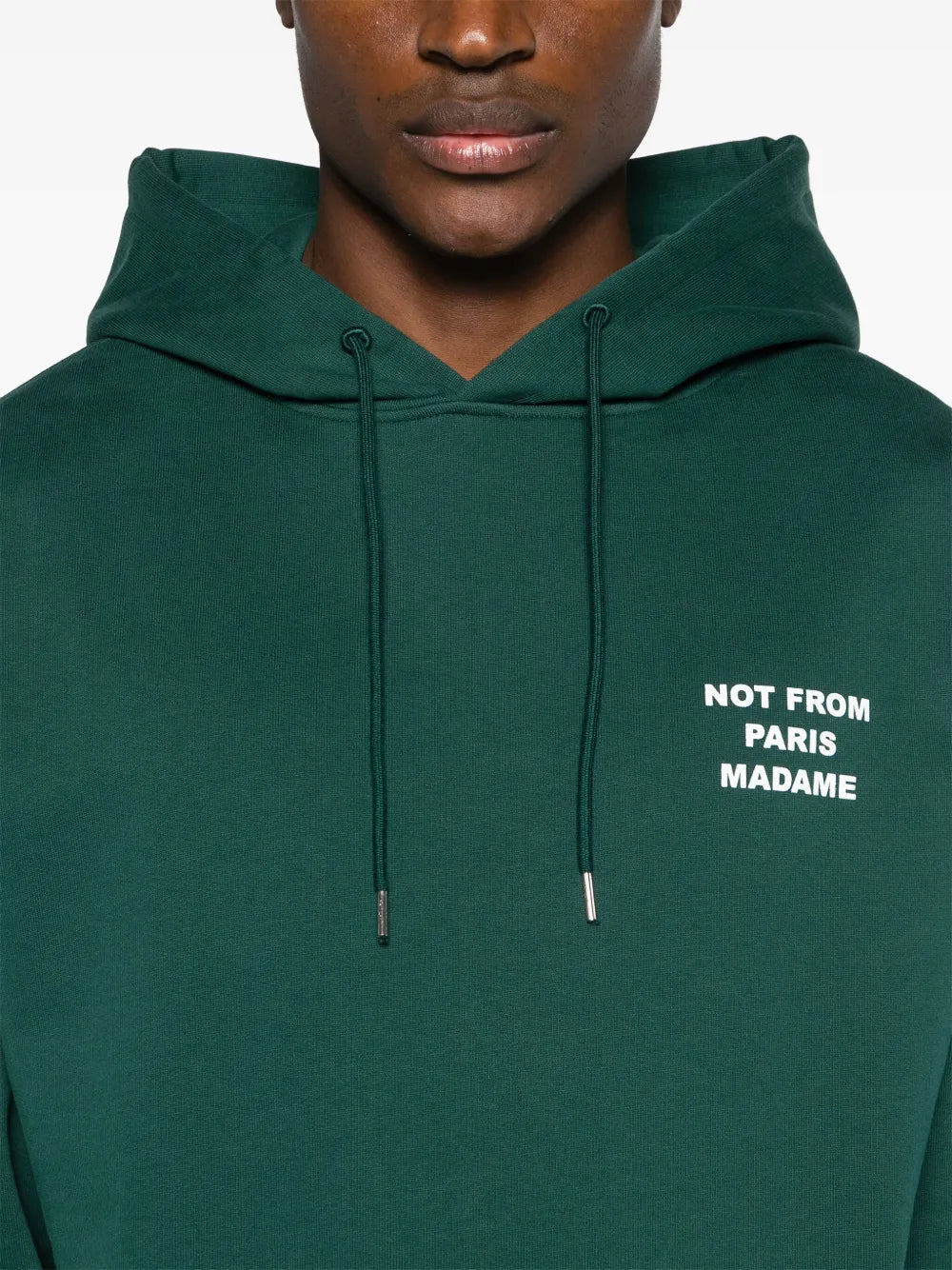 Sweatshirts Grüner Slogan Hoodie Drole De Monsieur Grün Homme