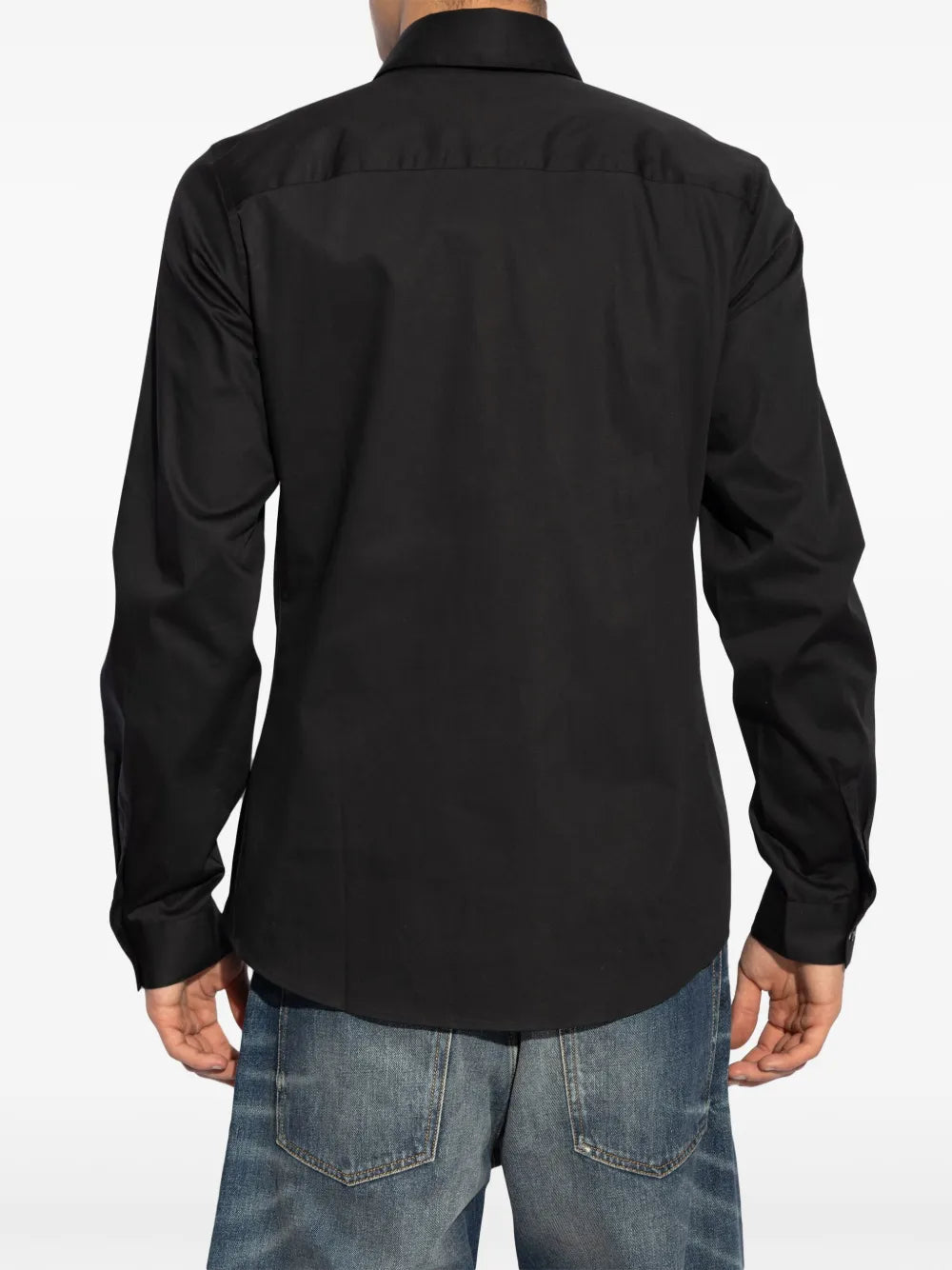 Chemises Chemise S-Fitty-A noire Diesel Noir Homme