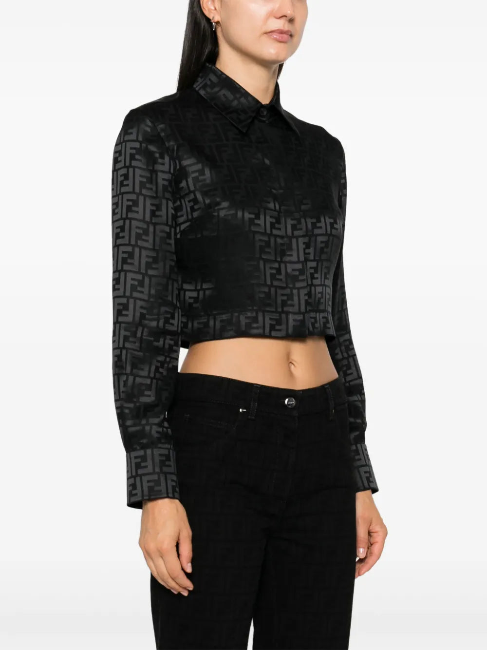 Pantalons Jean FF Fendi Noir Femme