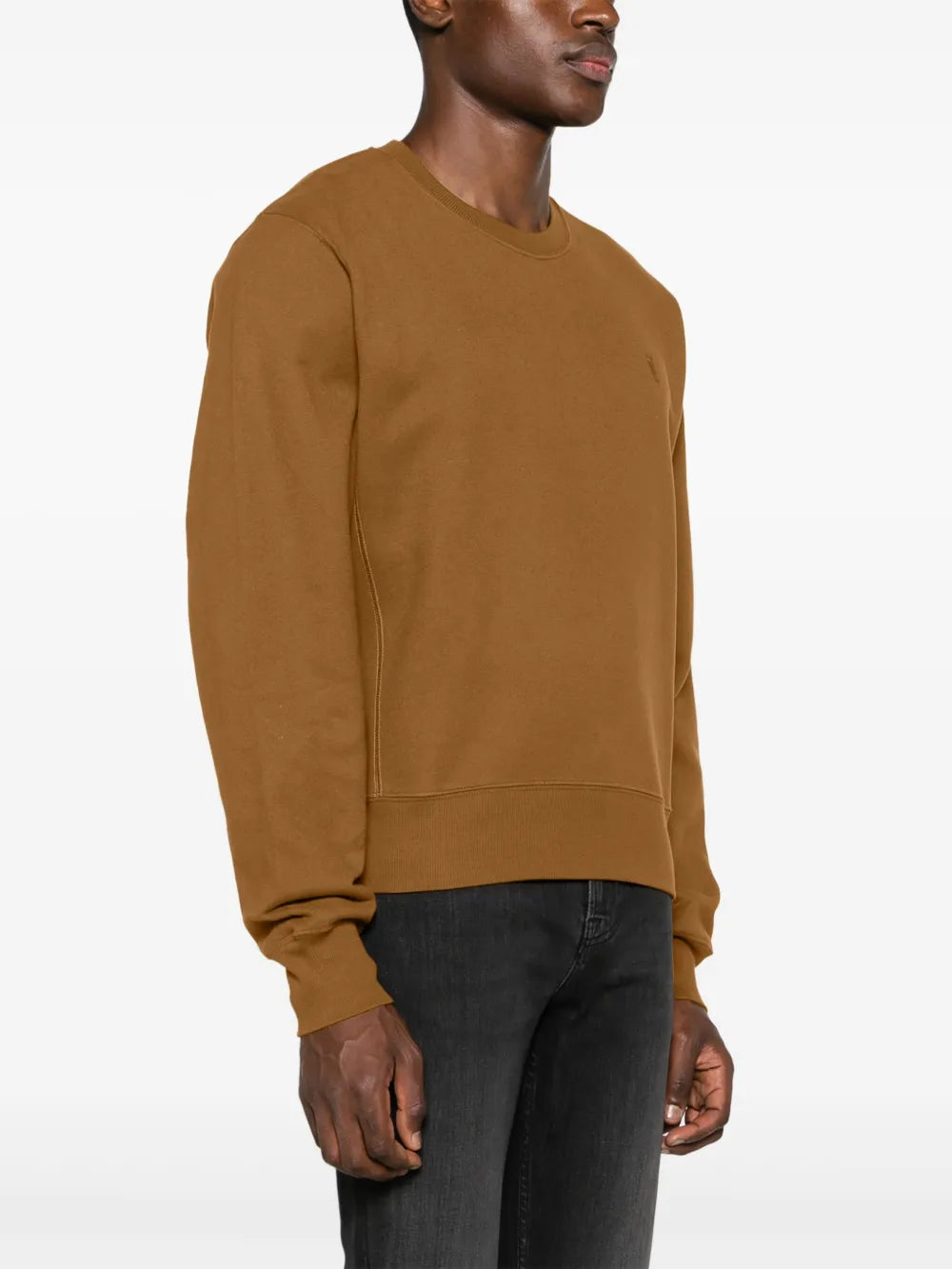 Felpe Felpa YSL Saint Laurent Marrone Homme