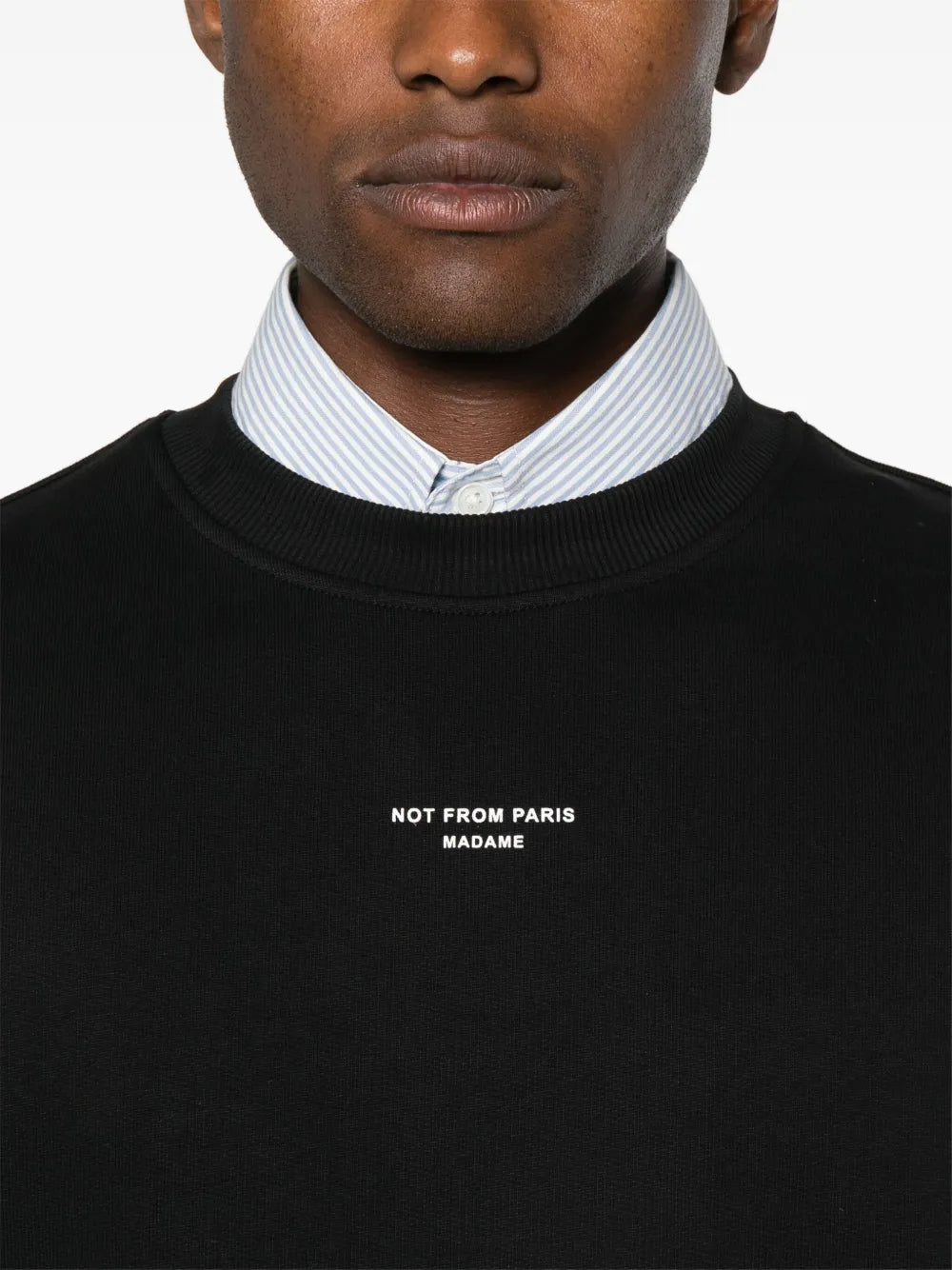 Sweatshirts Sweatshirt Slogan classique Drole De Monsieur Noir Homme