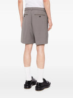 Pantalones Cortos Pantalones Cortos con Cinturón Sacai Gris Hombres