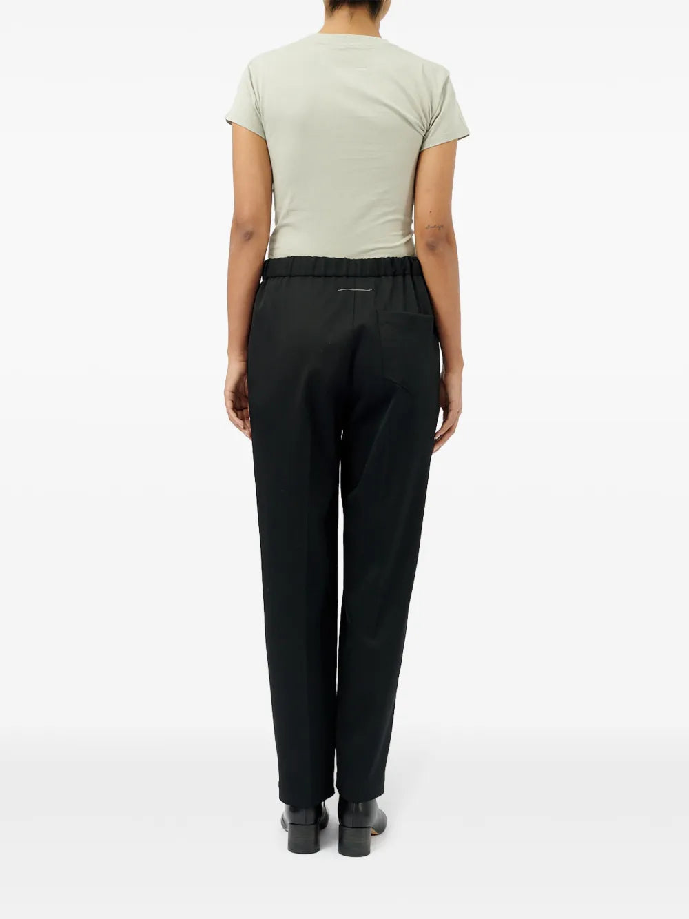 Image de l'article Pantalon en laine de la marque Mm6 pour Femme - Saison Automne-Hiver 2025 - Vue détaillée_4