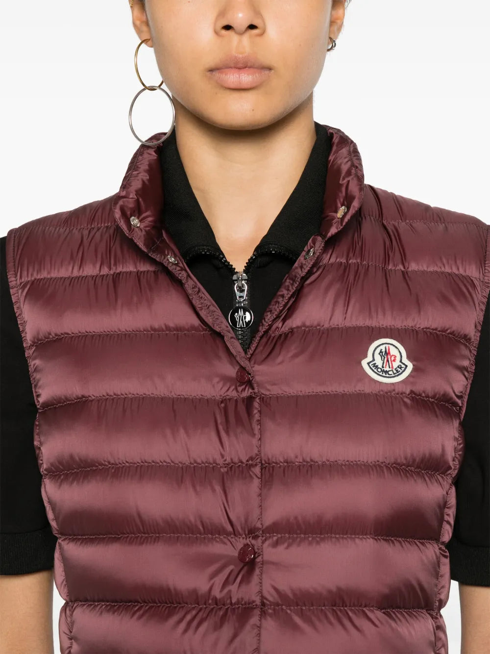 Vestes Doudoune sans manches Liane Moncler Bordeaux Femme