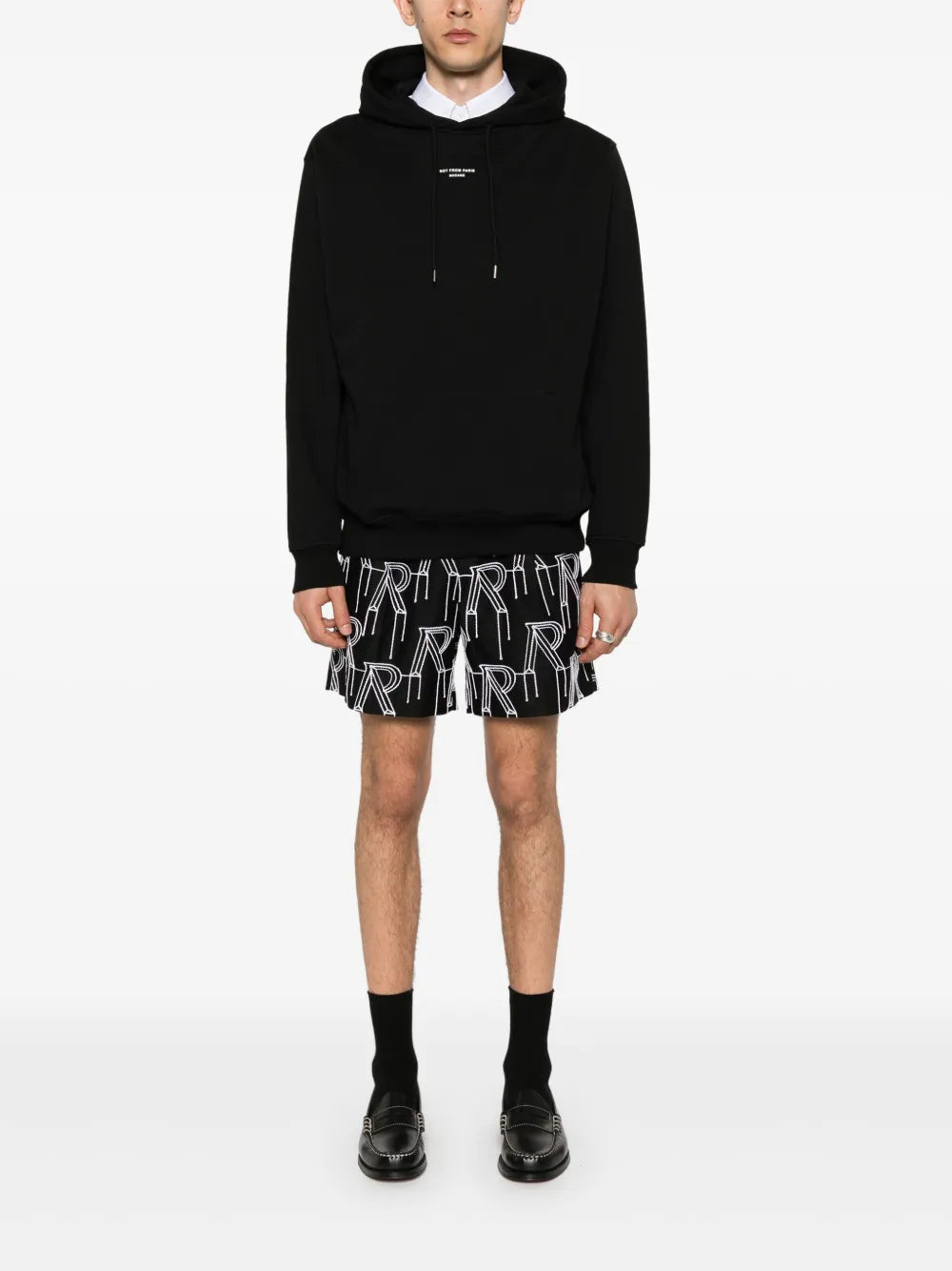 Sweatshirts Sweat à capuche Slogan Drole De Monsieur Noir Homme