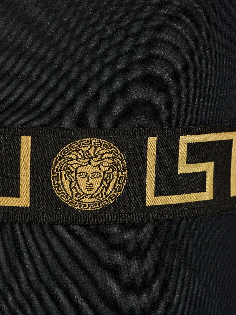 Beachwear Maillot de bain une pièce bordure Greca Versace Noir Femme