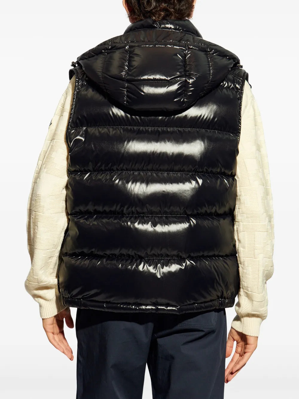 Vestes Doudoune sans manches Bormes Moncler Noir Homme