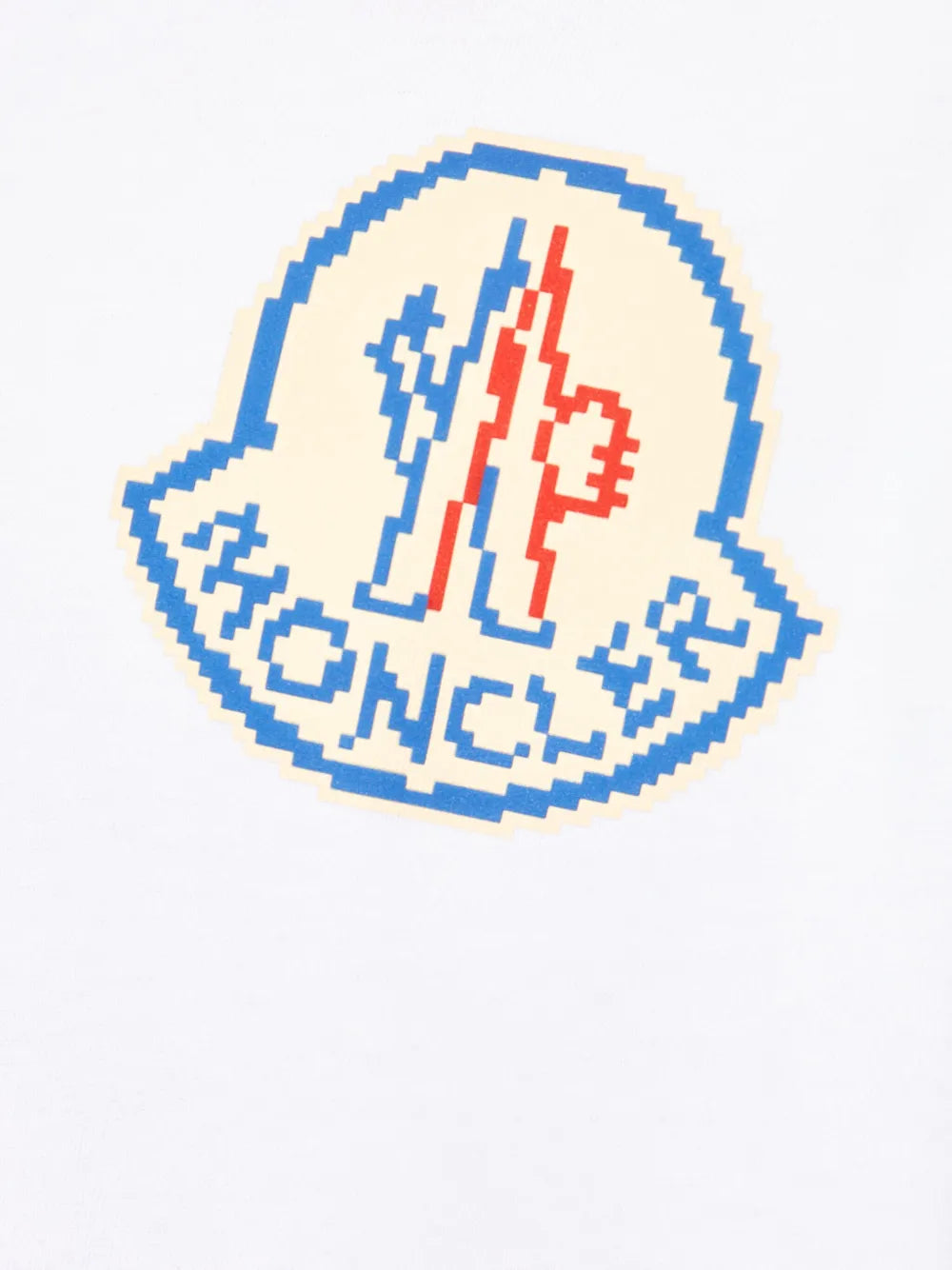 T-shirts T-shirt à logo Moncler Blanc Homme
