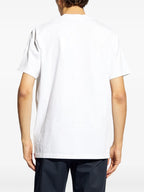 T-shirts T-shirt à logo Moncler Blanc Homme