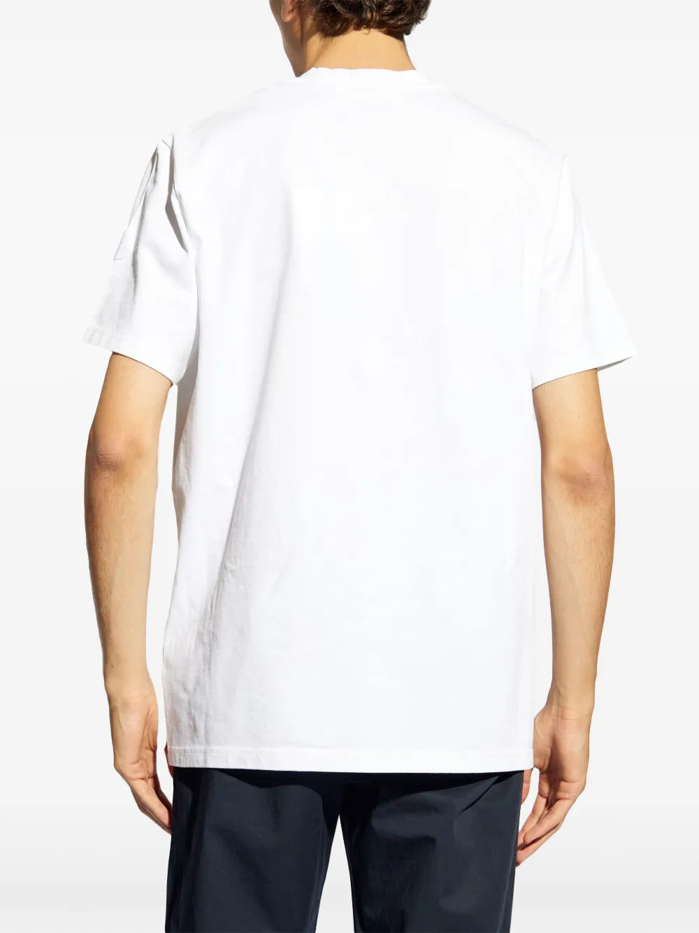 T-shirts T-shirt à logo Moncler Blanc Homme