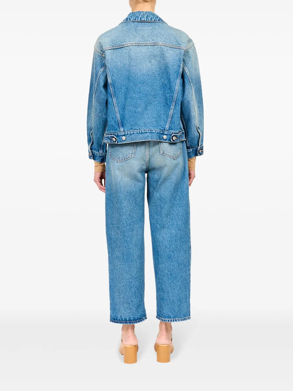 Vestes Veste en jeans Mm6 Bleu Femme