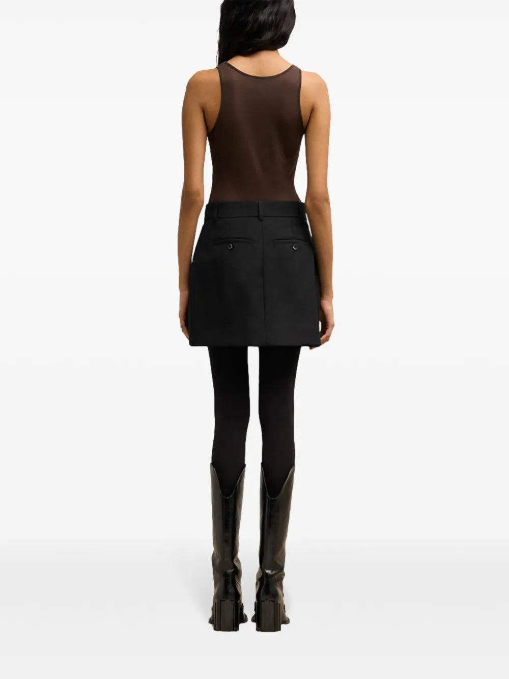 Jupes Jupe à pans Ami PARIS Noir Femme