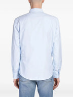 Camisas Camisa de Algodão Ami PARIS Azul Unissex