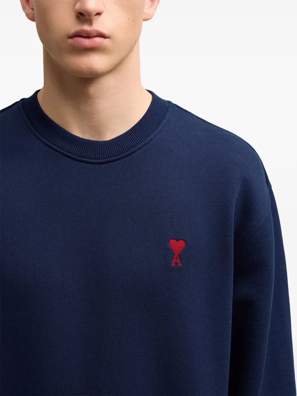 Sweatshirts Pull ami de coeur Ami PARIS Bleu foncé Unisexe