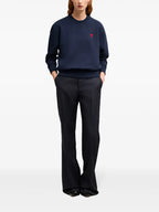 Felpe Maglione a Cuore AMI Ami PARIS Blu scuro Unisex