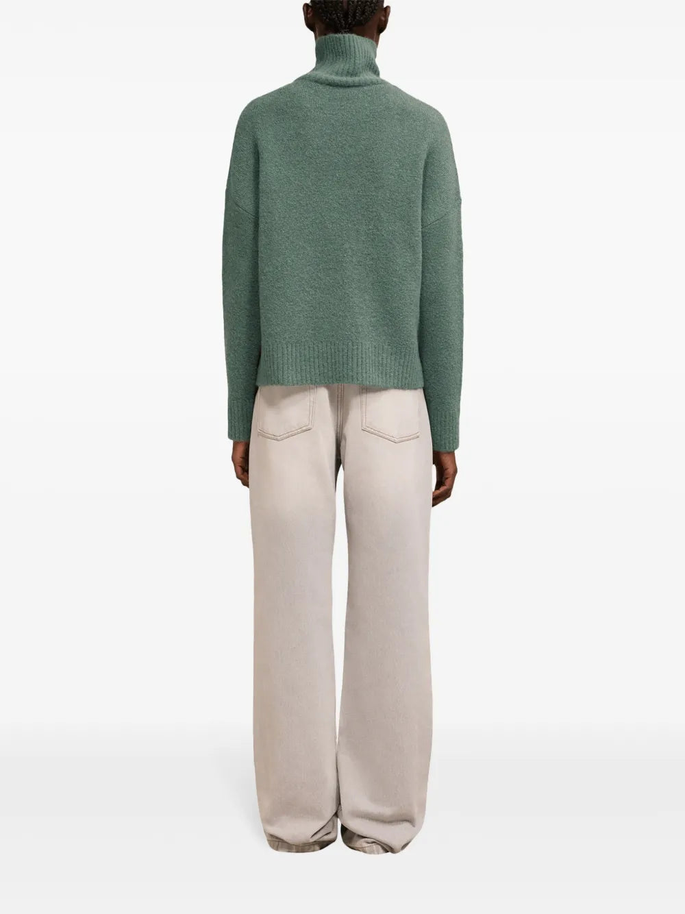 Malhas AMI de Coeur Turtleneck Ami PARIS Verde Unissex