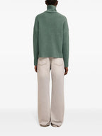 Malhas AMI de Coeur Turtleneck Ami PARIS Verde Unissex