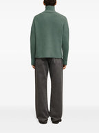 Malhas AMI de Coeur Turtleneck Ami PARIS Verde Unissex