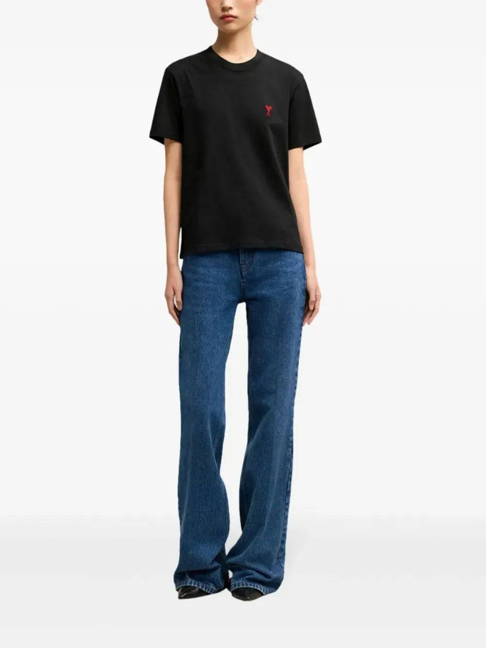 T-shirt T-shirt Ami de coeur Ami PARIS Nero Unisex