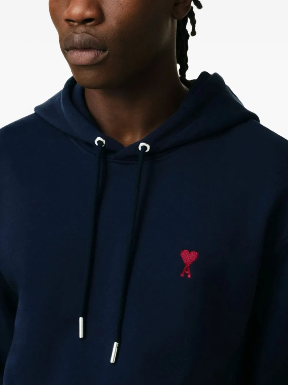 Sweatshirts Sweat à capuche Ami de coeur Ami PARIS Bleu foncé Unisexe