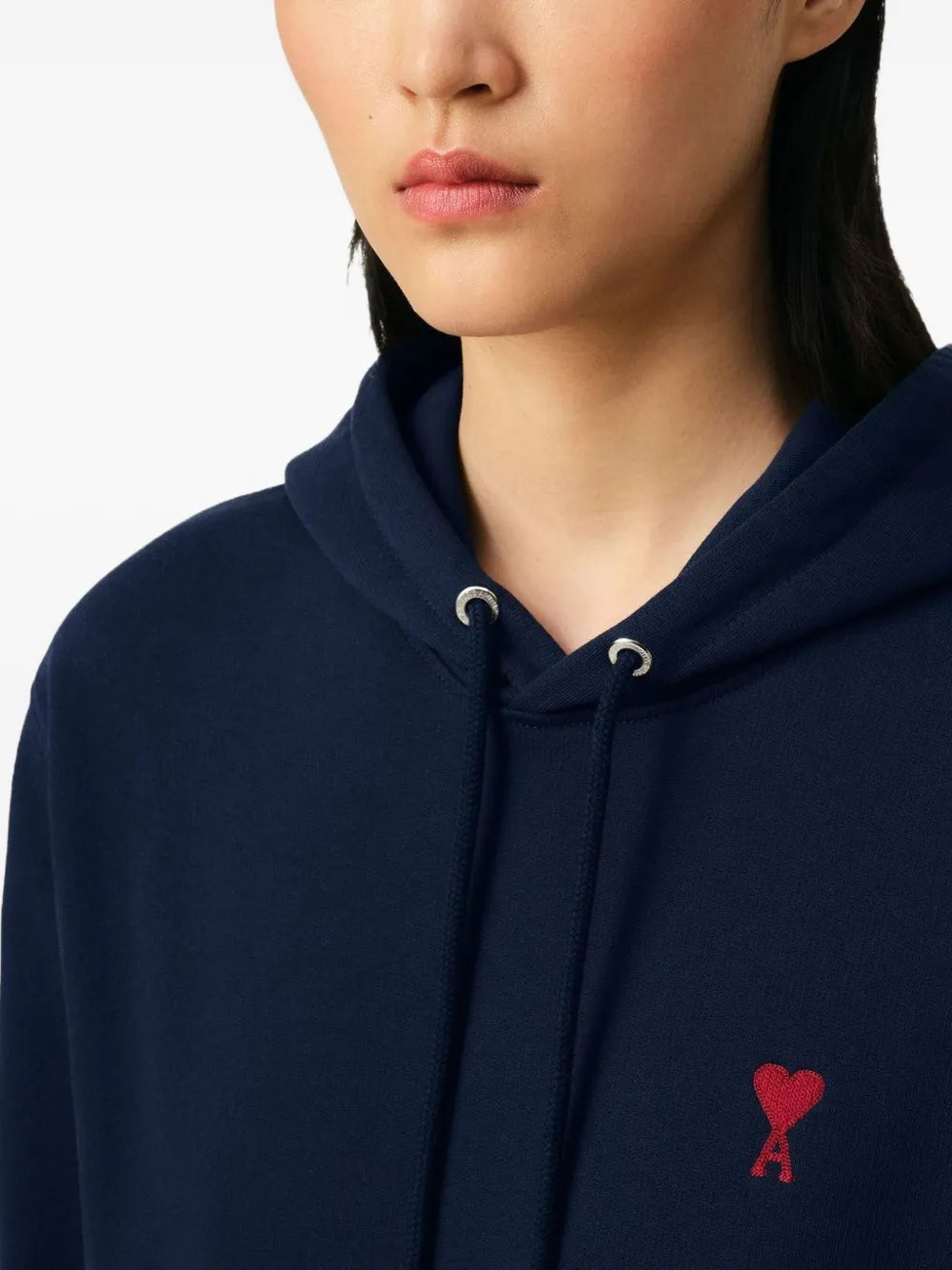 Sweatshirts Sweat à capuche Ami de coeur Ami PARIS Bleu foncé Unisexe