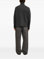 Prendas de punto AMI de Coeur Cuello Alto Ami PARIS Gris Unisexo