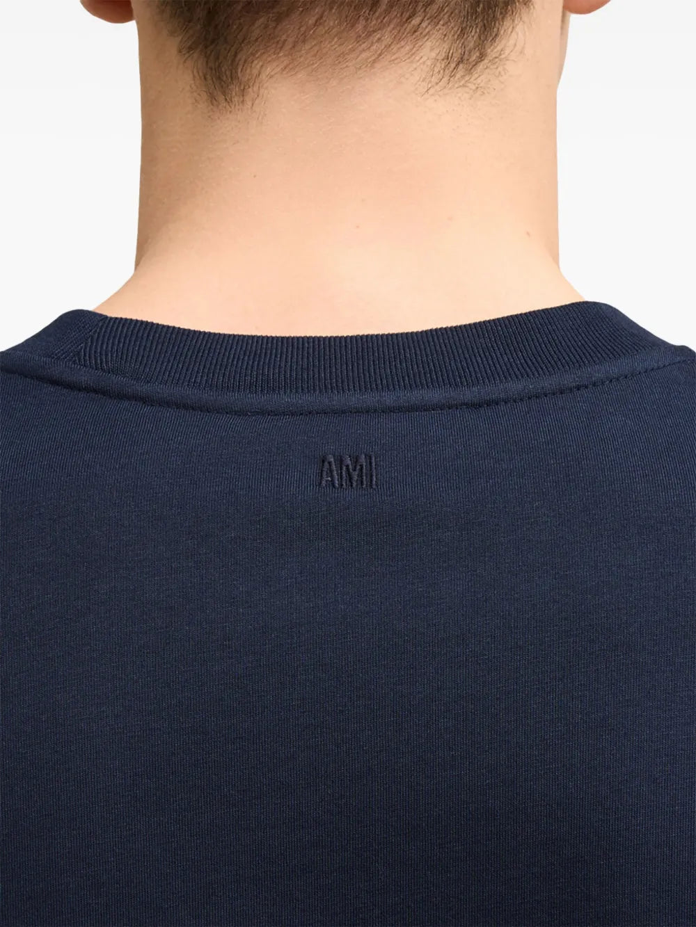Image of the long-sleeve T-shirt 'Ami de cœur' by Ami PARIS for Unisex - Fall-Winter 2025 - Detailed View 7