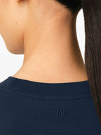 Image of the long-sleeve T-shirt 'Ami de cœur' by Ami PARIS for Unisex - Fall-Winter 2025 - Detailed View 5