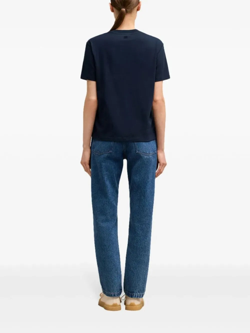 T-shirt T-shirt Ami de coeur Ami PARIS Blu scuro Unisex