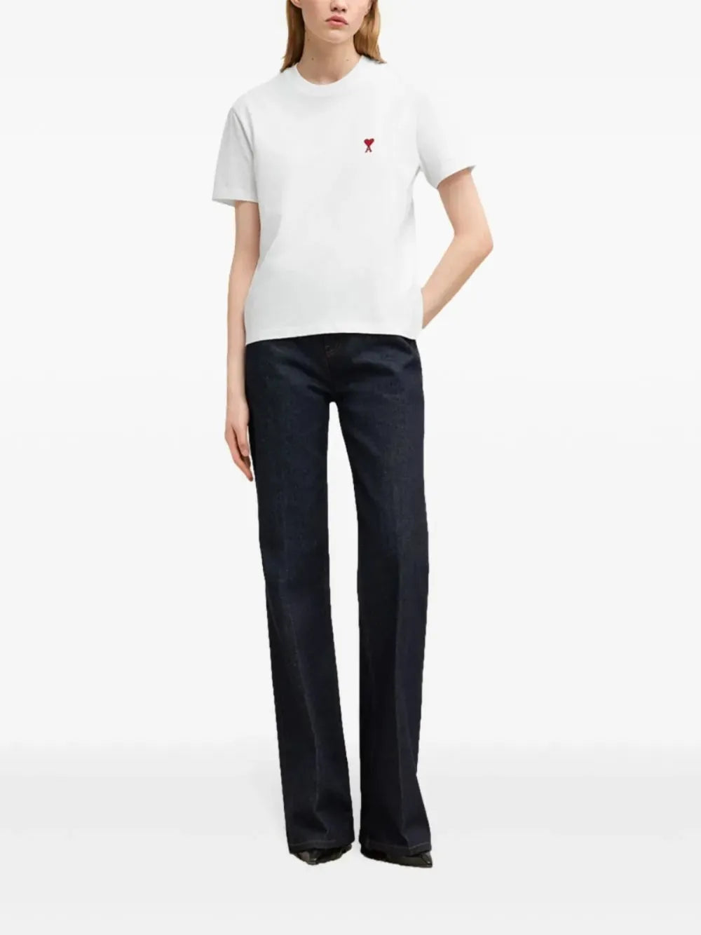 T-shirt T-shirt Ami de coeur Ami PARIS Bianco Unisex