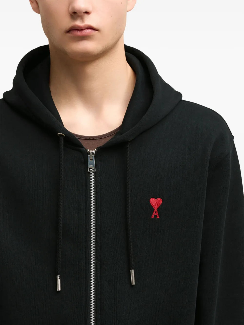 Sudaderas Sudadera con Cremallera Ami de Coeur Ami PARIS Negro Homme