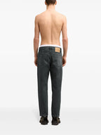 Pantalons Jean tapered Ami PARIS Gris Homme