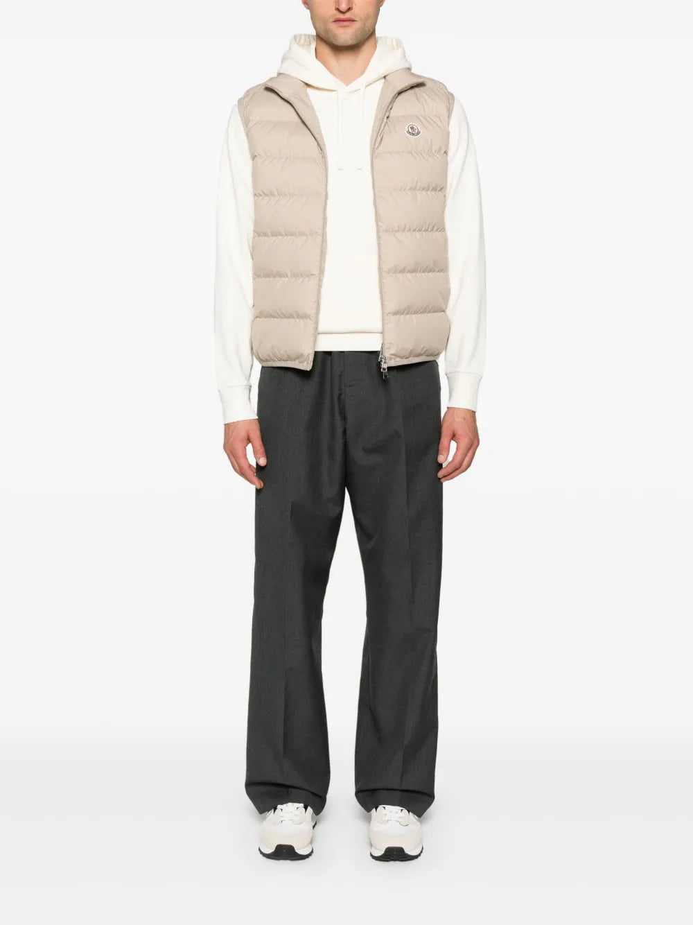 Vestes Doudoune sans manches Contrin Moncler Beige Homme