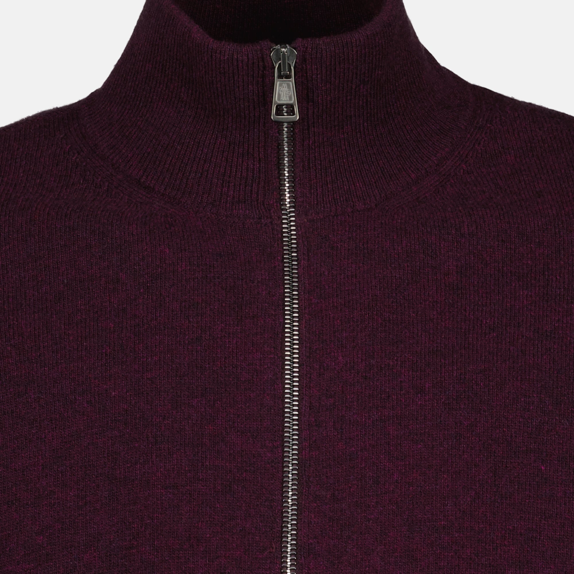 Image de l'article Cardigan bordeaux de la marque Moncler pour Homme - Saison Automne-Hiver 2025 - Vue détaillée_2