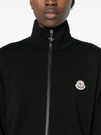 Vestes Veste en laine zippée Moncler Noir Homme