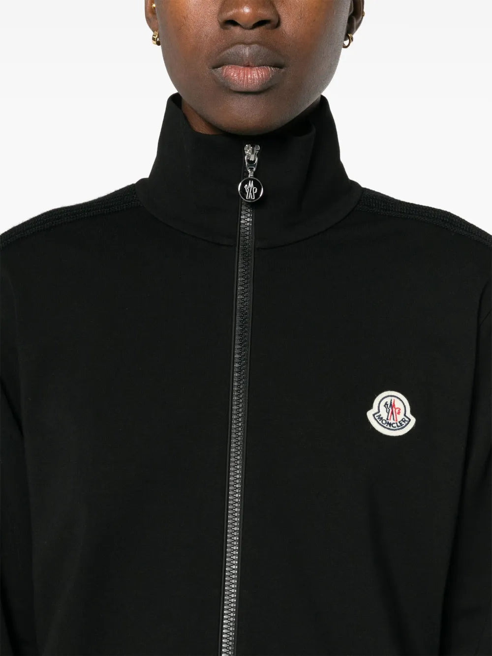 Vestes Veste en laine zippée Moncler Noir Homme