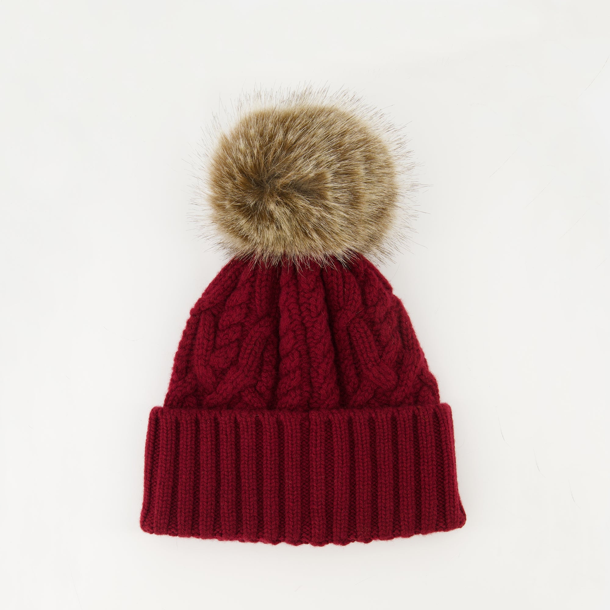 Image de l'article Bonnet en cachemire avec pompom de la marque Moncler pour Femme - Saison Automne-Hiver 2025 - Vue de Dos