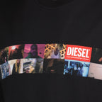 T-shirt T-shirt T-Boxty Diesel Nero Homme