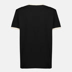 Image de l'article T-shirt à logo floqué noir de la marque Moncler pour Femme - Saison Printemps-Été 2026 - Vue de Dos