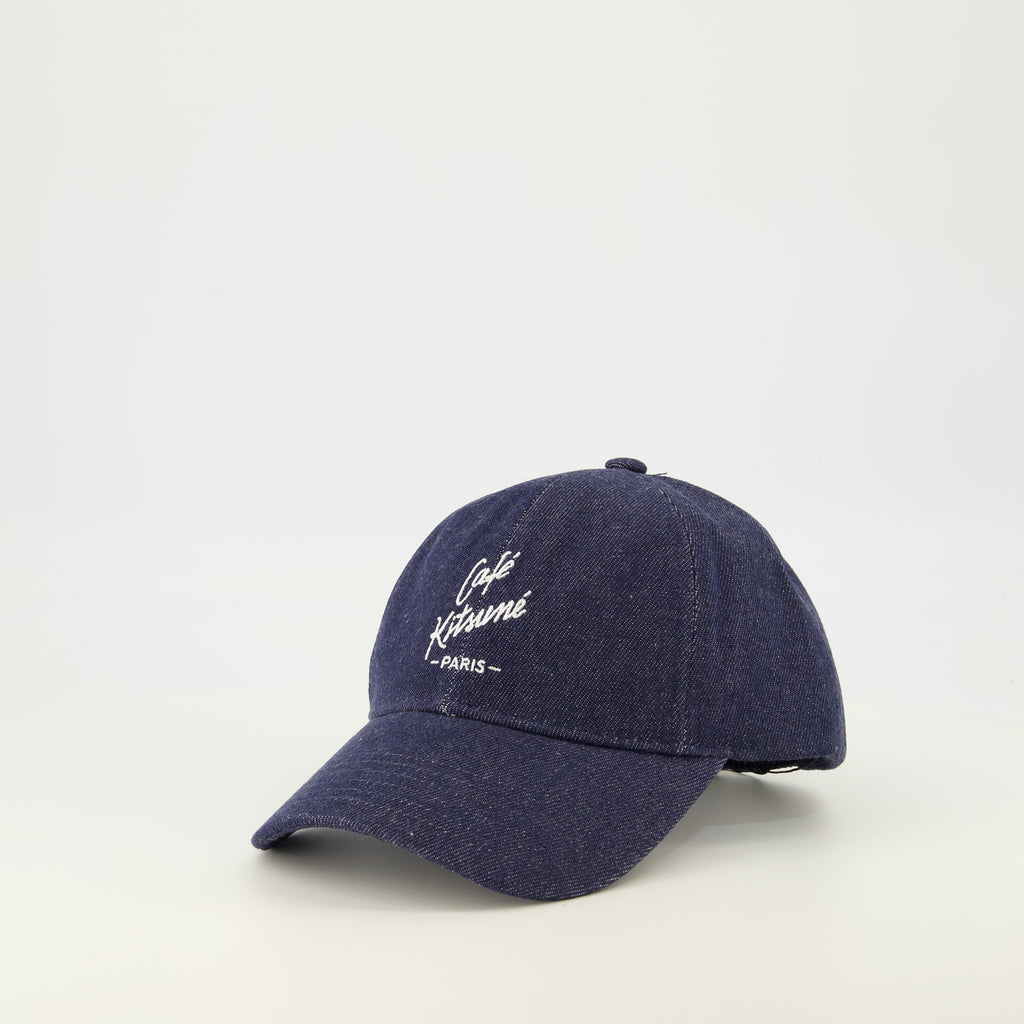 Chapeaux, casquettes et bonnets 블루 데님 캡 Maison Kitsune Bleu foncé Unisexe